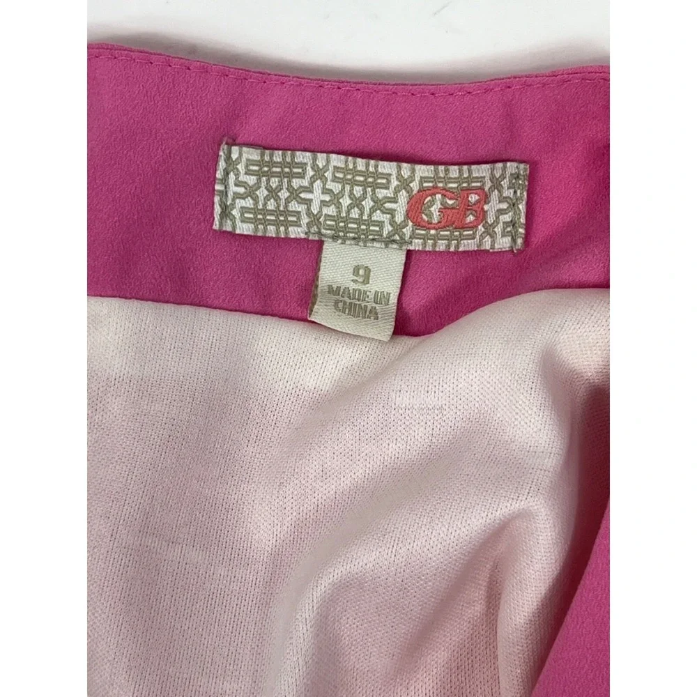 GB Teen Girls Size 9 Dress‎ Long Sleeves White And Pink